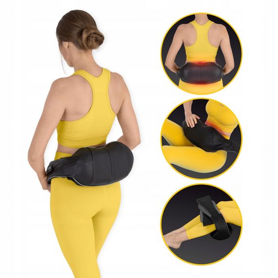 Накидка-масажер 4FIZJO Shiatsu Pro+ для шиї та спини 4FJ0564 Black/Grey (P-5907739319067) | Зображення 6