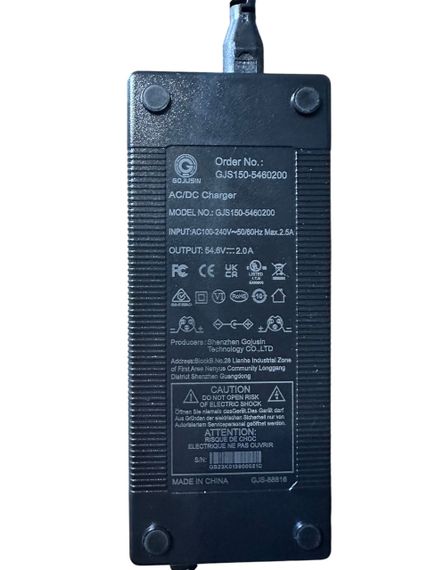 Зарядний пристрій для електросамокату Т4 , 54,6V 2A 1216 | Зображення 2