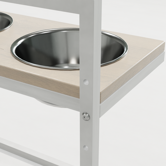 Миски на регулируемой подставке для больших собак Hollky Flex L (2 × 1.8 л) FL-502850-WHWH | Зображення 8