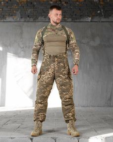 Зимовий водовідштовхувальний комбінезон TASLAN pixel ТР6412