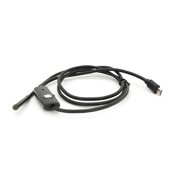 Універсальний ендоскоп 2в1 (USB/MicroUSB) для смартфона/ПК, камера 5.5мм, м'який кабель 1м, з LED-підсвічуванням, IP67 | Зображення 1