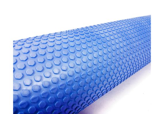 Масажний ролик EasyFit Foam Roller 90 см Синій (EF-2034-BL) | Зображення 2
