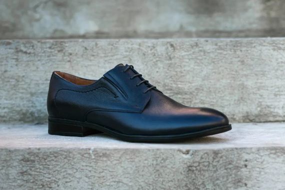 Туфлі дербі, матово-чорні 41 розмір | Зображення 3