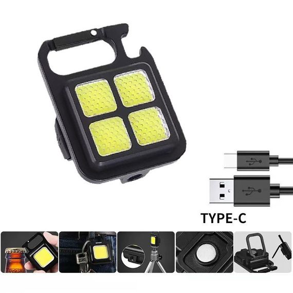 Світлодіодний міні ліхтар на магніт на аккумуляторе Портативний кишеньковий ліхтарик