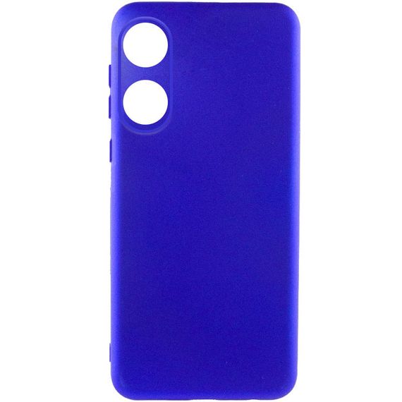 Чехол Silicone Cover Lakshmi Full Camera (A) для Oppo A58 4G Синий / Iris