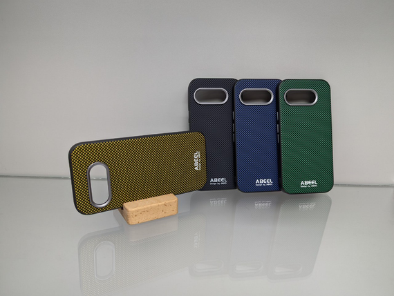 Google Pixel 9A MagSafe Abeel Cube чохол Протиударний Жовтий