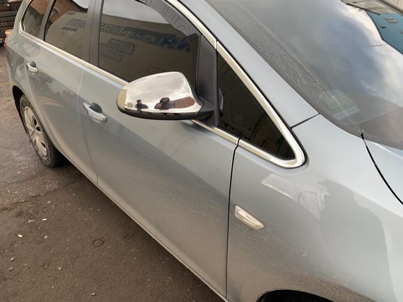Накладки на дзеркала (2 шт, нерж.) для Opel Astra J 2010-2024 рр | Зображення 5