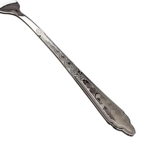 Набір столових приборів золото на 6 персон комплект столових приборів 24 предмети Срібло HP-20-63 | Зображення 3