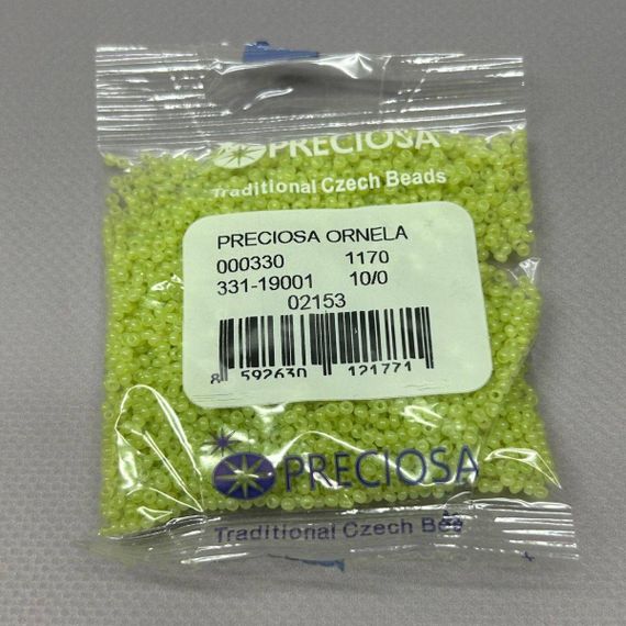Бисер чешский Preciosa 10/0, цвет 02153 - 5 г | Зображення 1