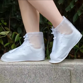 Чехол от дождя для обуви размер L 38-40. Многоразовые водонепроницаемые чехлы-бахилы для обуви с молнией