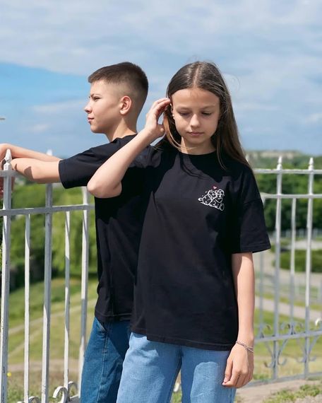 Футболка дитяча "Family look" Носи своє 110 Чорний (p-13441-149906) | Зображення 9