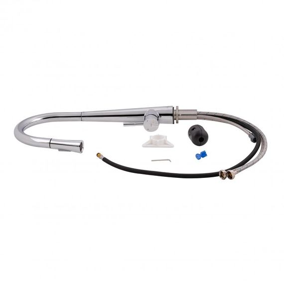 Змішувач для кухні Qtap Evicka 9135103UC з висувним виливом | Зображення 2