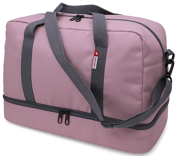 Дорожня сумка з відділом для взуття 40L Wallaby сіра