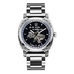 Чоловічий годинник Awarder 021-3D Де би не був Silver-Black Steel