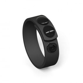 Регульоване ерекційне кільце на кнопках Love To Love HERO RING - BLACK ONYX Sex Aura
