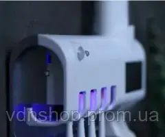 Тримач-диспенсер для зубної пасти та щіток Toothbrush sterilizer автоматичний | Зображення 3