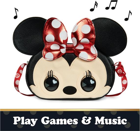 Интерактивная сумочка Дисней Минни Маус Оригинал Purse Pets Disney Minnie Mouse Kids Purse | Зображення 2