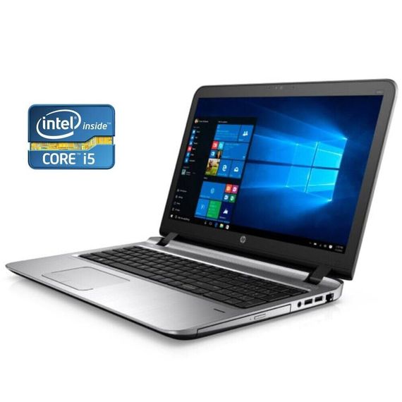 Ноутбук HP ProBook 450 G3 / 15.6" (1366x768) TN / Intel Core i5-6200U (2 (4) ядра по 2.3 - 2.8 GHz) / 8 GB DDR3 / 256 GB SSD / Intel HD Graphics 520 / WebCam б/у