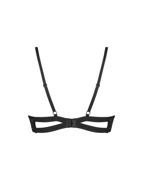 Бюстгальтер с мягкой чашкой Obsessive Nutris Черный XS/S | Зображення 8