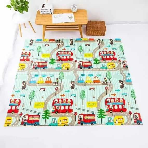 Дитячий двосторонній термо килимок 180*200 в сумці | Зображення 3