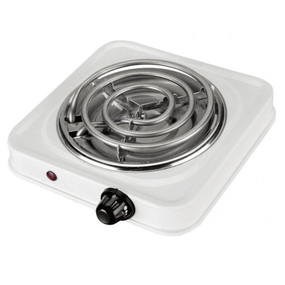 Електроплита 1 комфорка Suntera SP-1910 біла | Потужна настільна електроплита IN-797 Плита домашня | Зображення 5