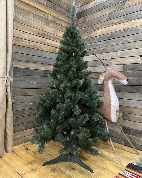 Ялинка штучна новорічна звичайна 180 см зелена | Зображення 3