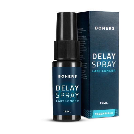 Спрей-пролонгатор Boners Delay Spray 15 мл, легкий анестетик лаурет-9 + метил лактат | Зображення 2