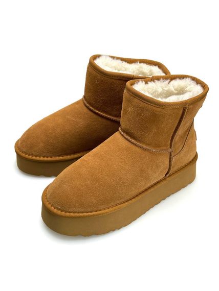Угги UGG Classic Mini Platform Cinnamon Fur 39 25 см | Зображення 3