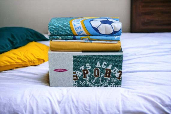 Комплект постільної білизни  Kristal Young 160×220 см Sporty Mint | Зображення 1