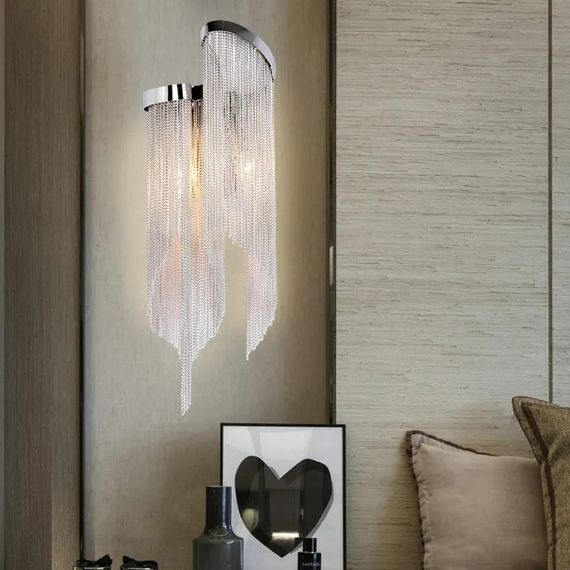 Бра настінна 27247 Хром 60х23х20 см. | Зображення 2