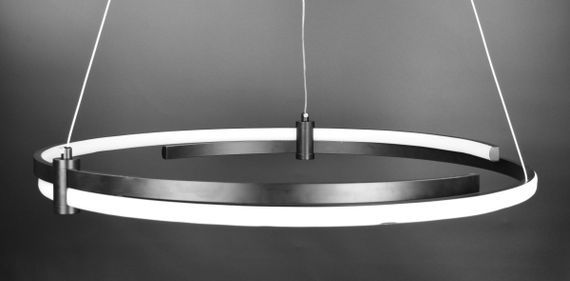 Люстра світлодіодна підвісна LED світильник для квартири на стелю лед 26739 Чорний 40-200х65х65 см. | Зображення 1