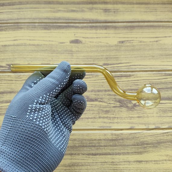 Стеклянная трубка Sherlock Ball Long Oil Yellow | Зображення 1