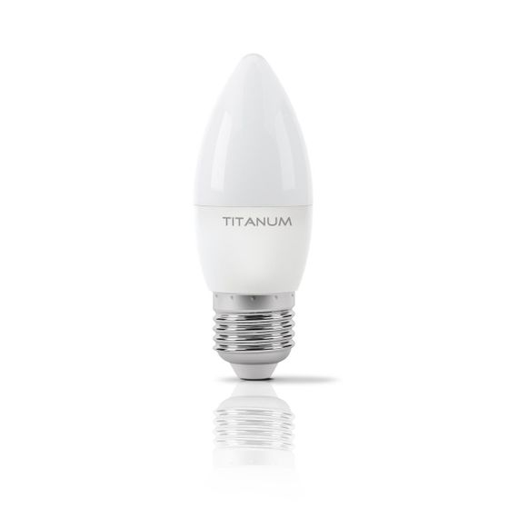 Світлодіодна лампа TITANUM C37 6W E27 4100K | Зображення 1