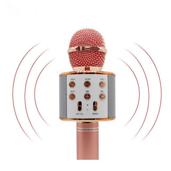 Караоке мікрофон Bluetooth бездротовий ( FM+SD) EL-858 | Зображення 5