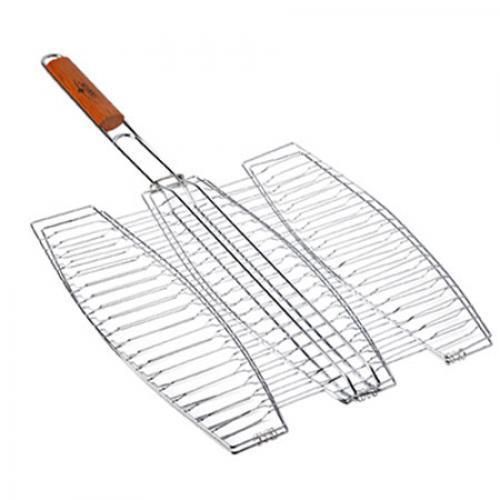 Решітка для гриля і риби Stenson MH-0089 36х40х65 см