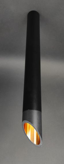 Люстра стельова на 1 лампочку 27621 Чорний 59х6х6 см. | Зображення 3