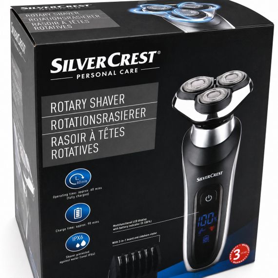 Електробритва роторна Silver Crest SRR 3.7 D5 акумуляторна з USB заряджанням і тримером | Зображення 3