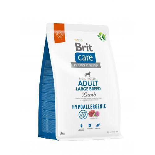 Сухий корм Brit Care Dog Hypoallergenic Adult Large Breed для собак великих порід, гіпоалергенний з ягням,