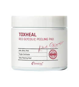 Пилинг-диски для лица очищающие ESTHETIC HOUSE Toxheal Red Glycolic Peeling Pad (100 ea)