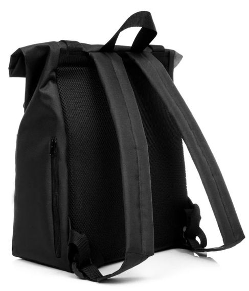 Чоловічий рюкзак Sambag RollTop Milton чорний тканевий 41 х 30 х 16 см (24211065m) | Зображення 2