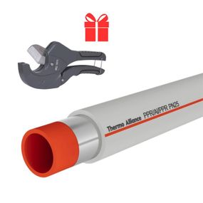 Акційний набір Thermo Alliance: Труба Композит PPR-Al-PPR 25х4,2 мм, PN 25 60 м + Ножиці для пластикових труб d20-40, лезо