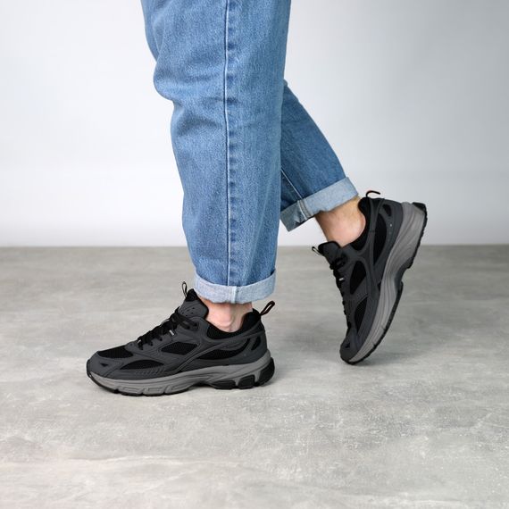 Кросівки чоловічі шкіряні 591325 Темно-сірі 41 42 43 44 45 | Зображення 9