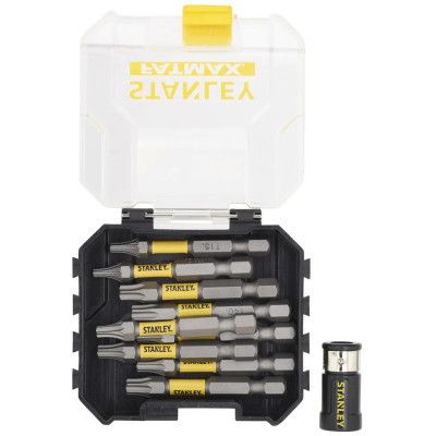Набор бит Stanley FatMax, Torx, T10, T15, T20, T25, T30, Т40, L= 50 мм, 10 шт, кейс (STA88566) | Зображення 6