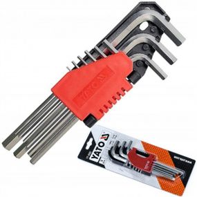 Набор ключи шестигранники 2,0-10 мм 9 штук YATO YT-0502