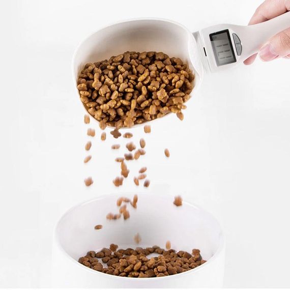 Електронна ложка-ваги до 800 г (1г), ZD-208 / Мірна ложка для дозування корму / Кухонна ложка з вагами | Зображення 5