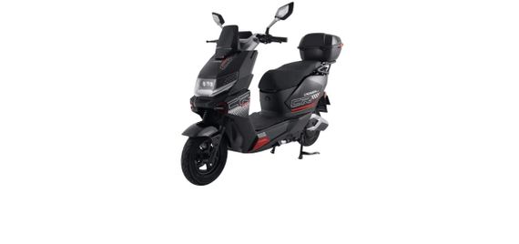 Електроскутер Crosser CR-20 2500W 72V 24Ah LiFePO4, до 75 км, 65 км/год, преміум електроскутер Чорний | Зображення 2