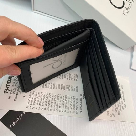 Мужской подарочный набор ремень и портмоне Calvin Klein натуральная кожа | Зображення 3