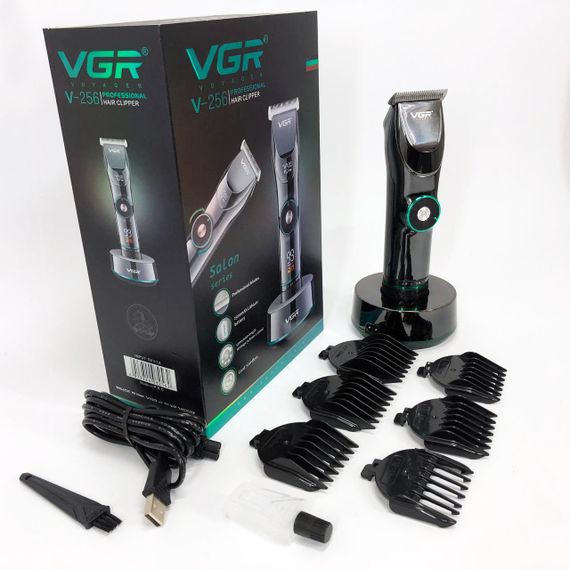 Набір для видалення волосся із зарядним пристроєм VGR Машинка для стрижки волосся професіоналів LS-22 | Зображення 3