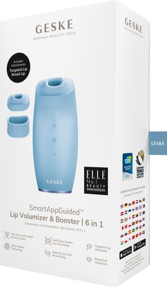 Пристрій для збільшення об'єму губ GESKE Lip Volumizer&Booster 6в1 starlight, Блакитний | Зображення 7