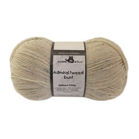 Schoppel Admiral Tweed Bunt, 980 Молочный